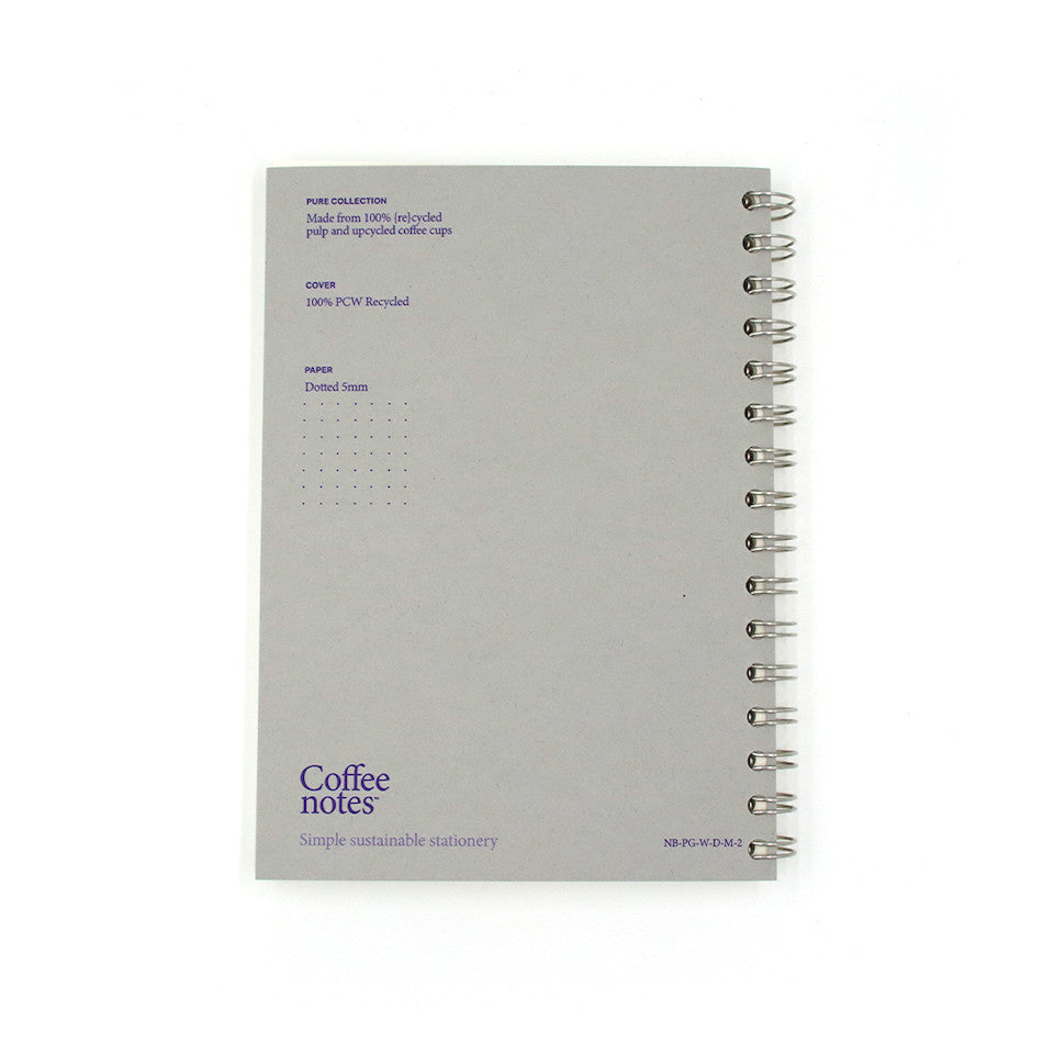 Coffeenotes Medio Wiro Notebook Grey by Coffeenotes at Cult Pens
