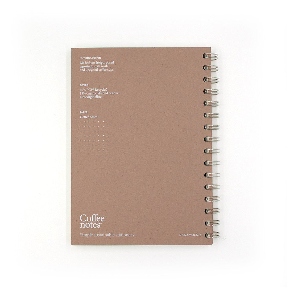 Coffeenotes Grande Wiro Notebook Almond by Coffeenotes at Cult Pens