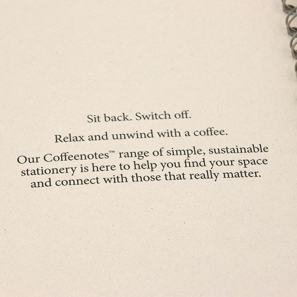 Coffeenotes Grande Wiro Notebook Grape by Coffeenotes at Cult Pens