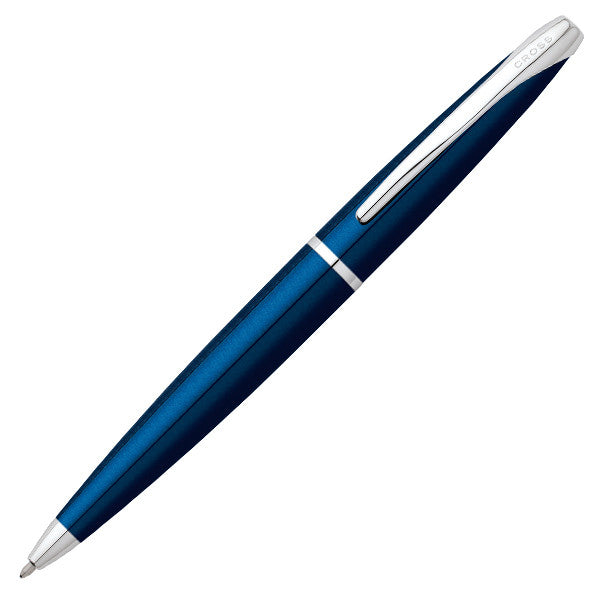 Cross ATX Ballpoint Pen Translucent Blue Lacquer by Cross at Cult Pens