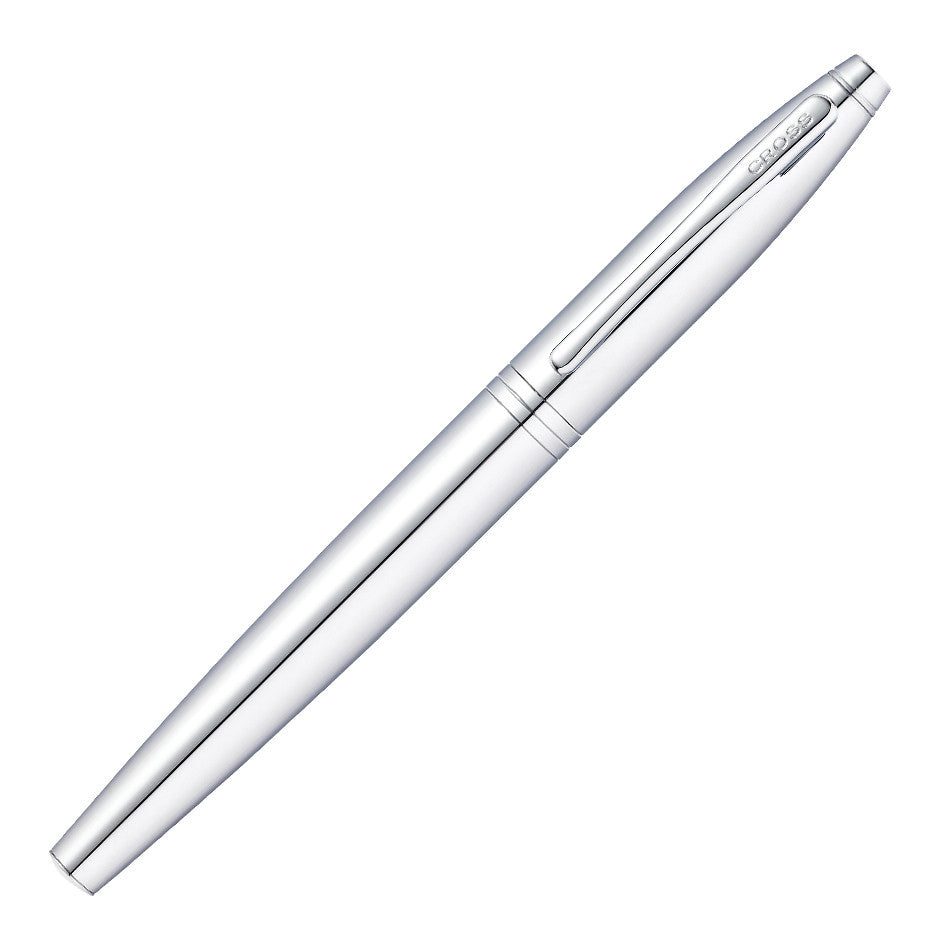 Cross Calais Rollerball Pen Polished Chrome by Cross at Cult Pens