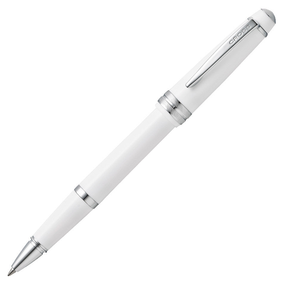 Cross Bailey Light Rollerball Pen White with Chrome Trim by Cross at Cult Pens