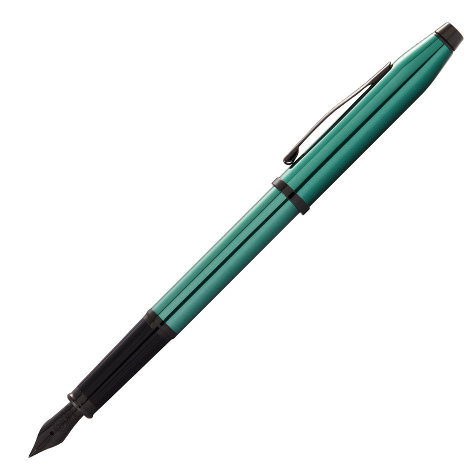 Cross Century II Fountain Pen Green Lacquer with Black Trim by Cross at Cult Pens