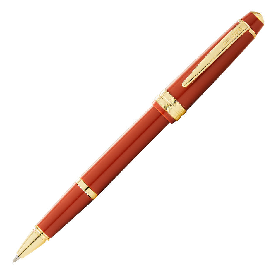 Cross Bailey Light Rollerball Pen Amber with Gold Trim by Cross at Cult Pens