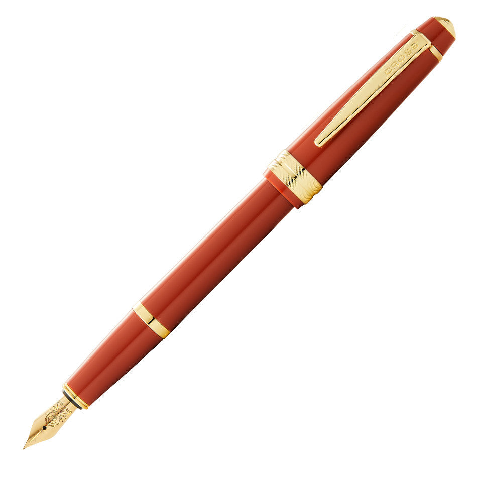 Cross Bailey Light Fountain Pen Amber with Gold Trim by Cross at Cult Pens