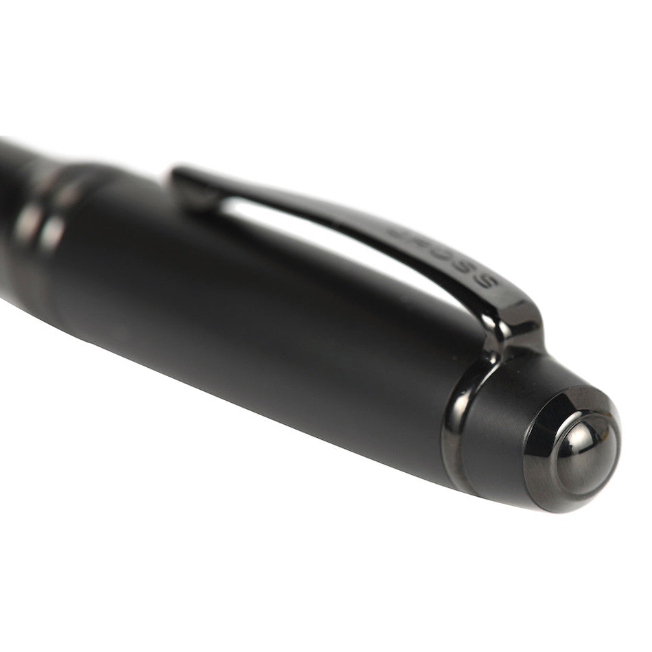 Cross Bailey Rollerball Pen Black Lacquer with Black Trim by Cross at Cult Pens