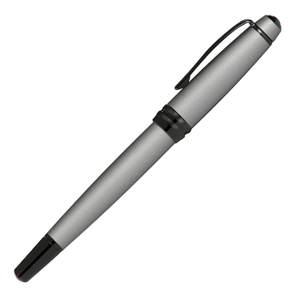 Cross Bailey Rollerball Pen Grey Lacquer with Black Trim by Cross at Cult Pens