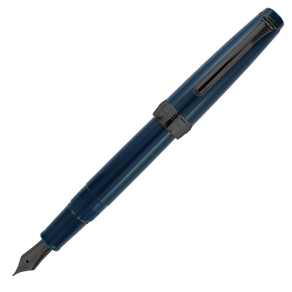 Cult Pens Exclusive Professional Gear Slim Fountain Pen Midnight Sky Blue with Gunmetal Trim by Sailor by Sailor at Cult Pens