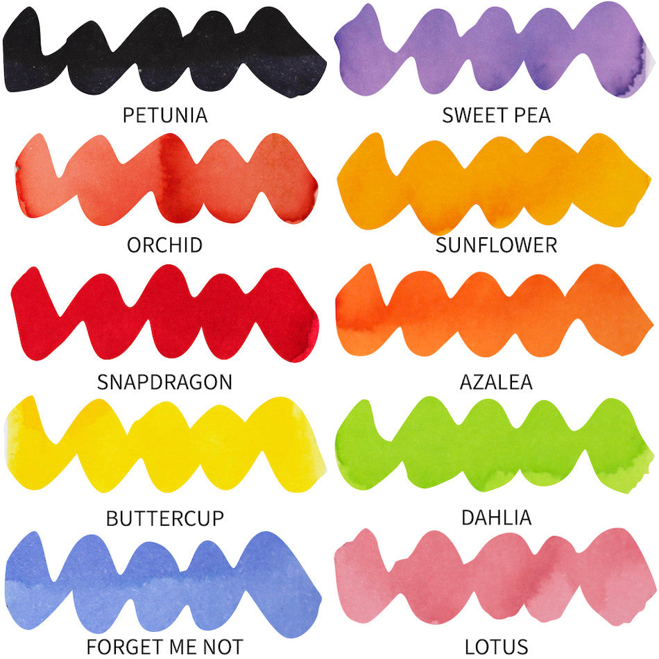 Cult Pens Exclusive Flower Inks by Diamine by Diamine at Cult Pens