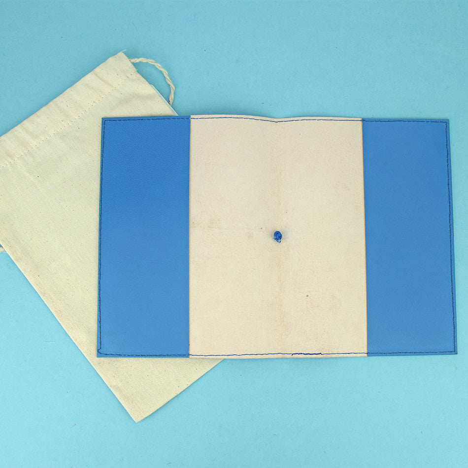 Cult Pens Leather Refillable Cover Dark Blue by Cult Pens at Cult Pens