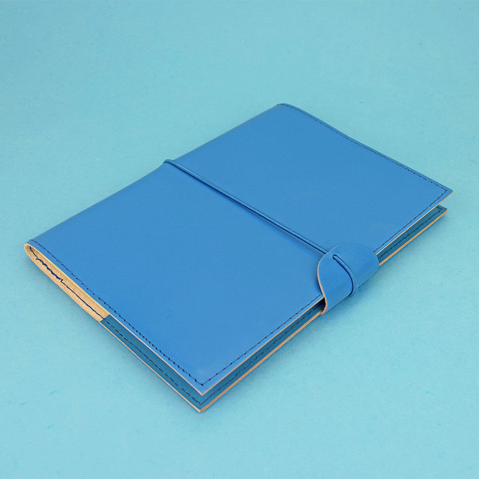 Cult Pens Leather Refillable Cover Dark Blue by Cult Pens at Cult Pens