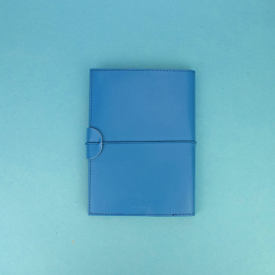 Cult Pens Leather Refillable Cover Dark Blue by Cult Pens at Cult Pens