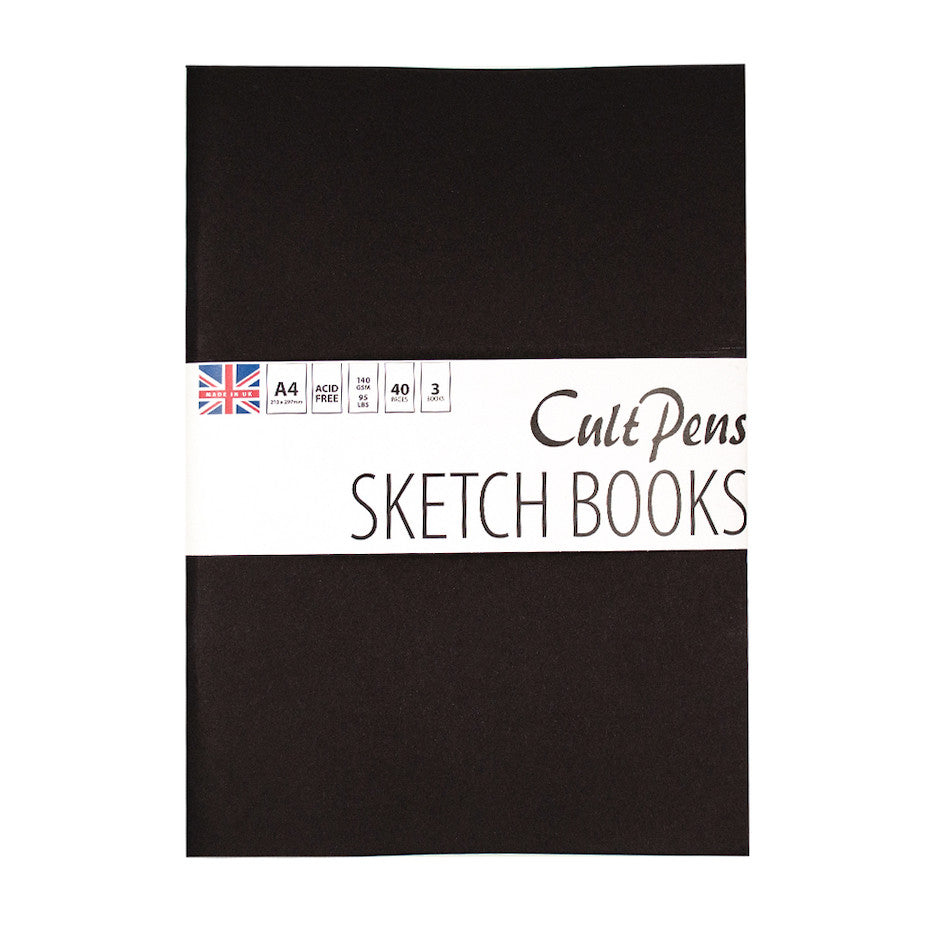 Cult Pens Notebooks Set of 3 A4 by Cult Pens at Cult Pens