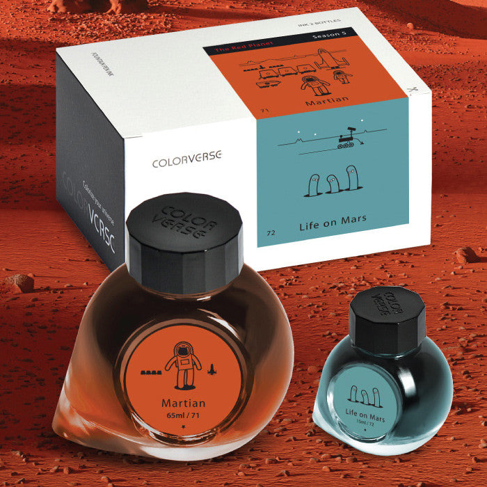 Colorverse The Red Planet 65ml+15ml Ink Set by Colorverse at Cult Pens