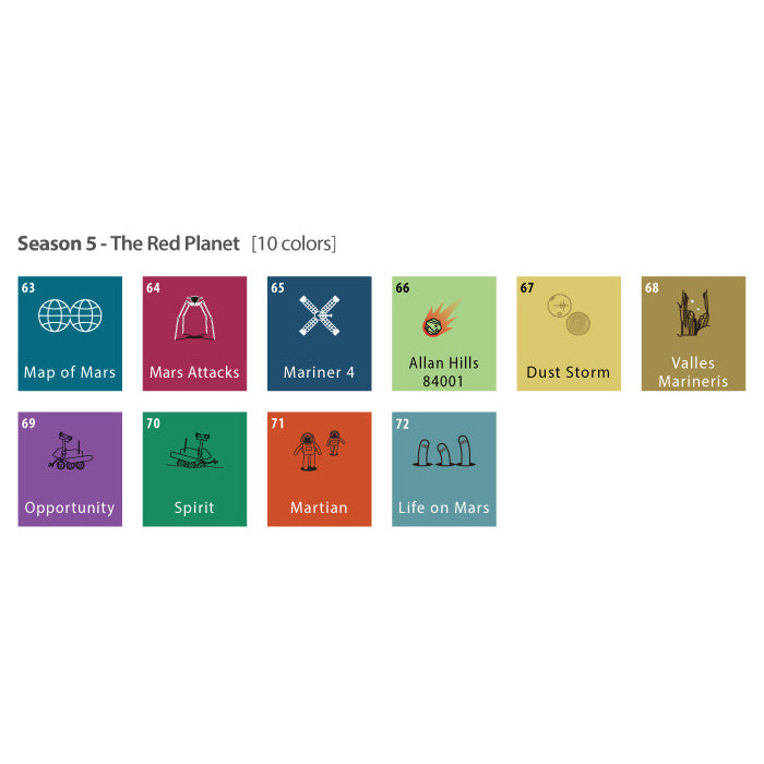 Colorverse The Red Planet 5ml Ink Set of 3 by Colorverse at Cult Pens