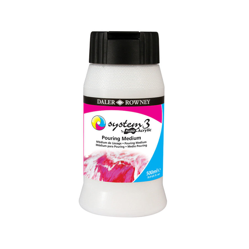 Daler-Rowney System3 Pouring Medium 500ml by Daler-Rowney at Cult Pens