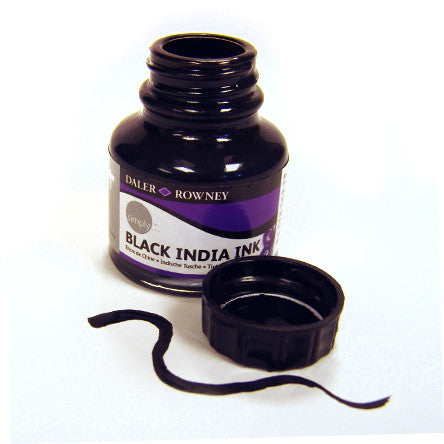 Daler-Rowney Simply Black India Ink by Daler-Rowney at Cult Pens