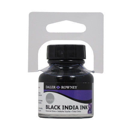 Daler-Rowney Simply Black India Ink by Daler-Rowney at Cult Pens