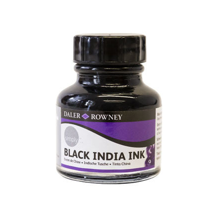 Daler-Rowney Simply Black India Ink by Daler-Rowney at Cult Pens