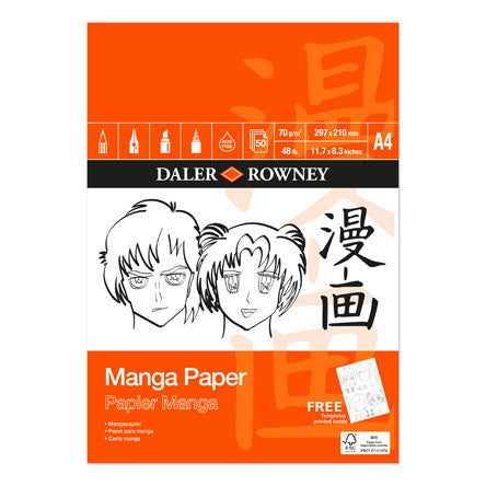 Daler-Rowney Manga Pad A4 by Daler-Rowney at Cult Pens
