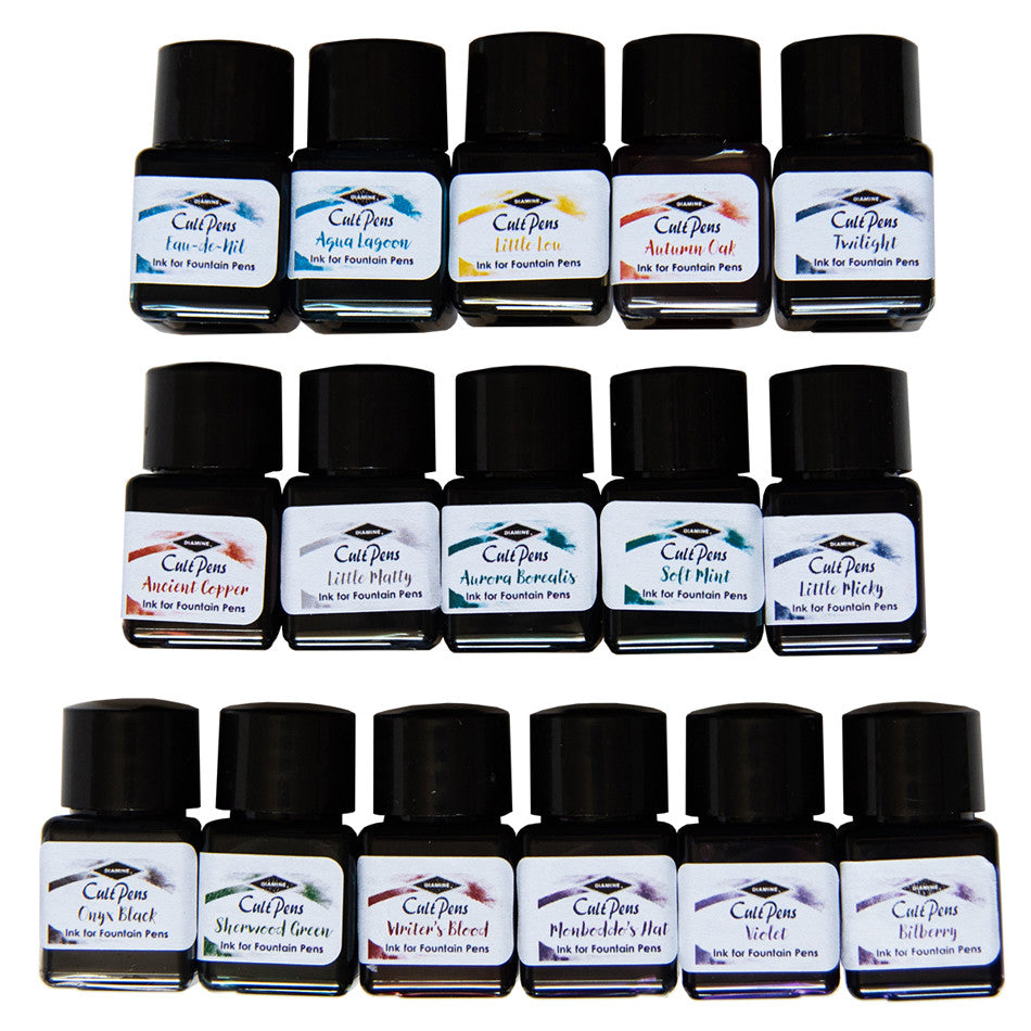 Diamine Ink 12ml Set of 16 by Diamine at Cult Pens