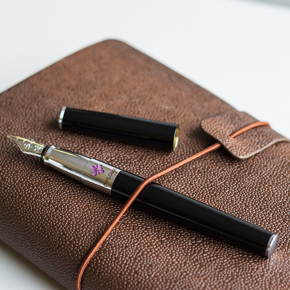 Diplomat CLR Fountain Pen Black Lacquer by Diplomat at Cult Pens