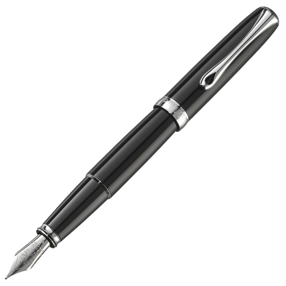 Diplomat Excellence A2 Black Lacquer Fountain Pen by Diplomat at Cult Pens
