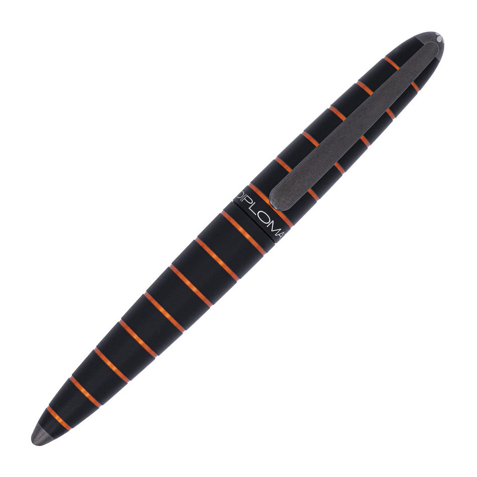 Diplomat Elox Rollerball Pen Ring Black/Orange by Diplomat at Cult Pens