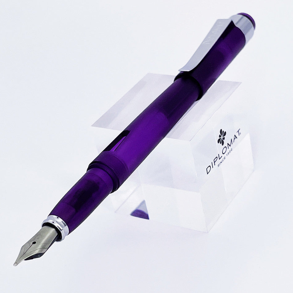 Diplomat Magnum Fountain Pen Demo Purple by Diplomat at Cult Pens
