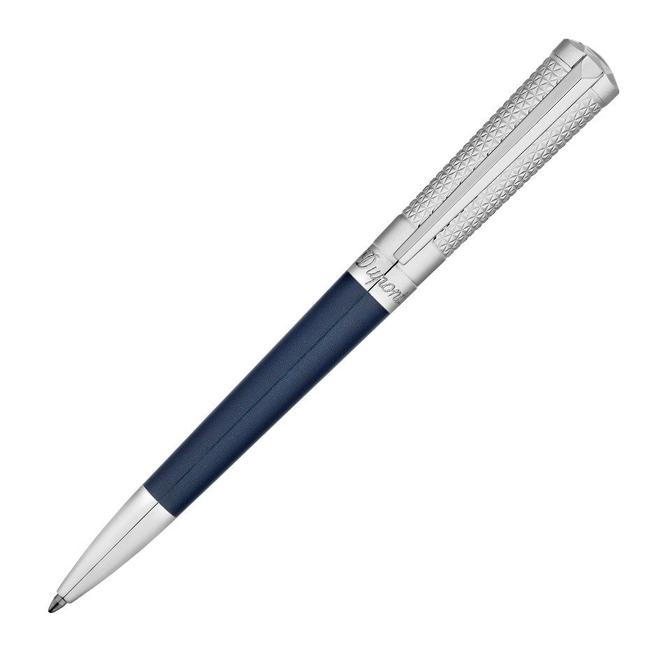 S.T. Dupont Liberte Ballpoint Pen Pearly Blue by S.T. Dupont at Cult Pens