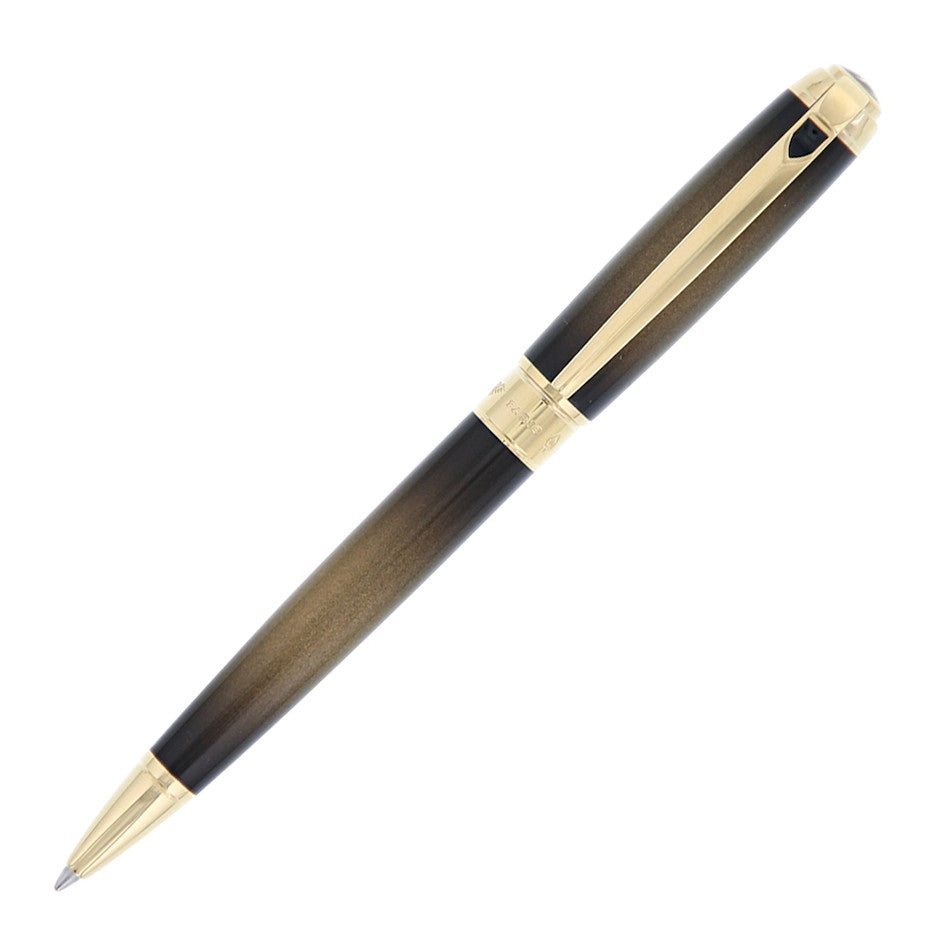 S.T. Dupont Line D Medium Ballpoint Pen Sunburst Bronze by S.T. Dupont at Cult Pens