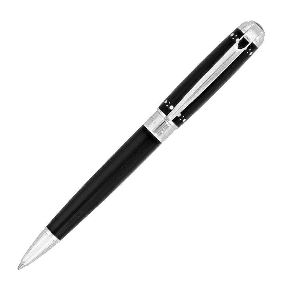 S.T. Dupont Line D Medium Ballpoint Pen Derby Palladium by S.T. Dupont at Cult Pens