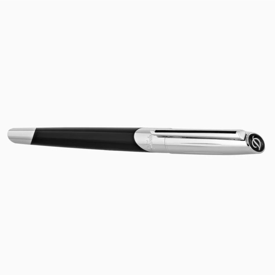 S.T. Dupont Defi Millennium Rollerball Pen Silver/Black by S.T. Dupont at Cult Pens
