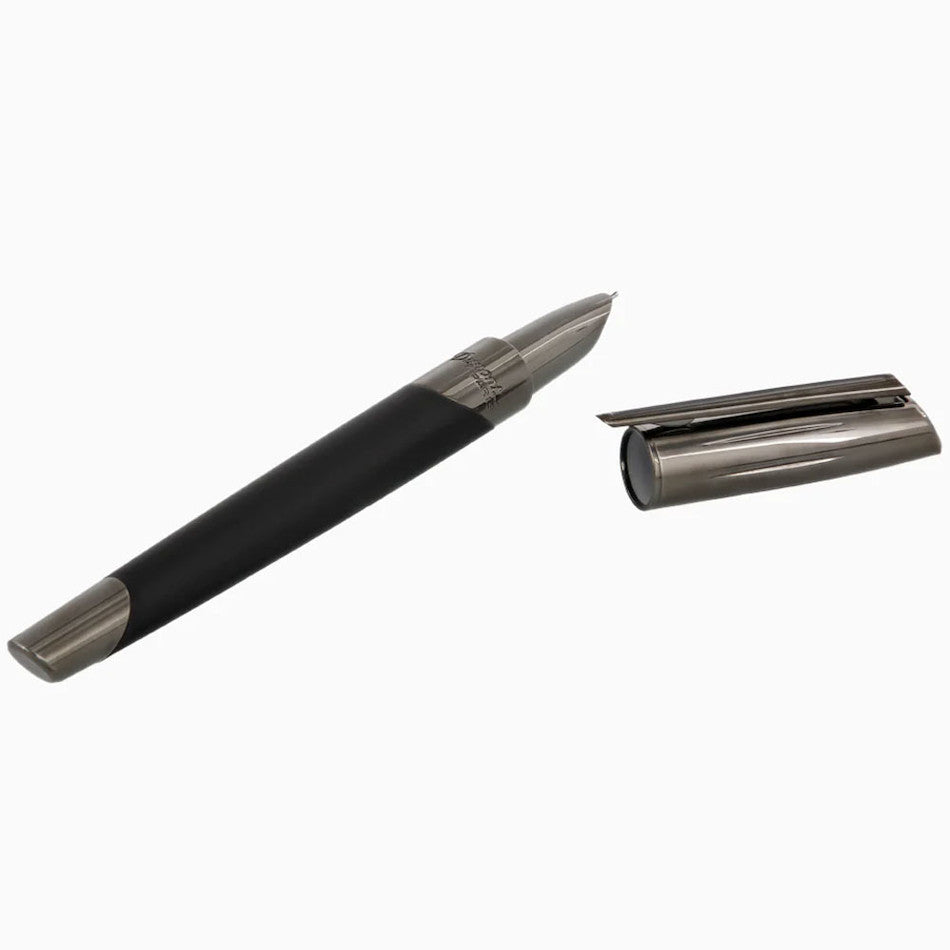 S.T. Dupont Defi Millennium Fountain Pen Gunmetal by S.T. Dupont at Cult Pens