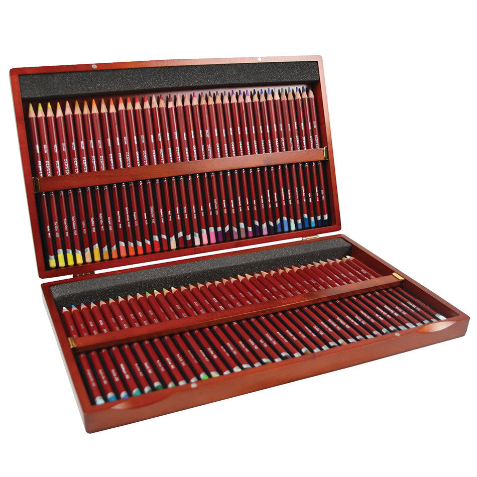 Derwent Pastel Pencil Wooden Box of 72 by Derwent at Cult Pens