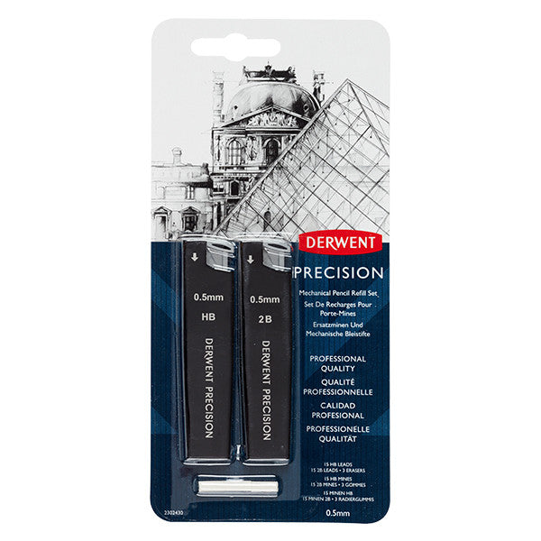 Derwent Precision Mechanical Pencil Leads Set HB & 2B 0.5 by Derwent at Cult Pens