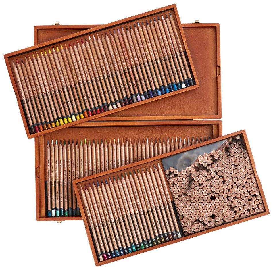 Derwent Lightfast Coloured Pencils Wooden Box of 100