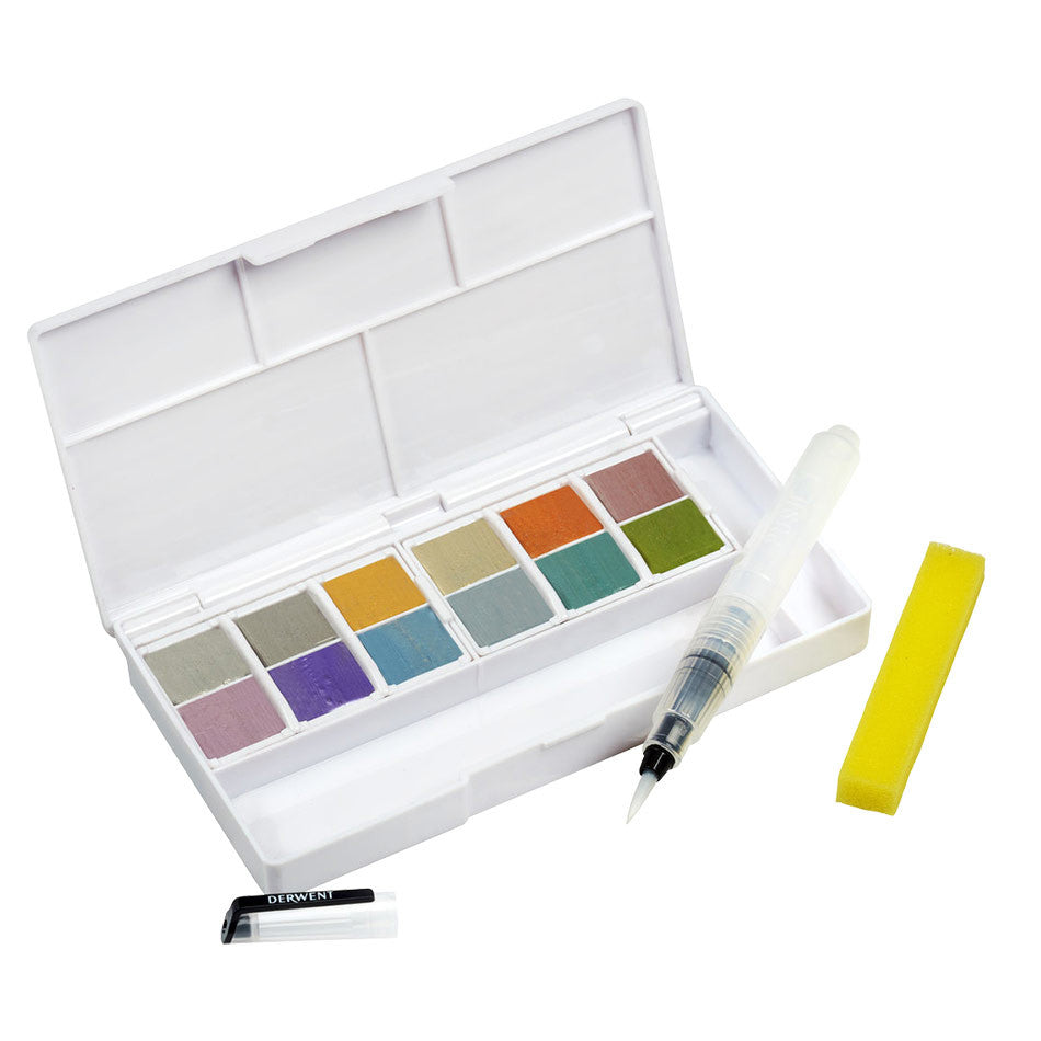 Derwent Metallic Paint Pan Travel Set by Derwent at Cult Pens