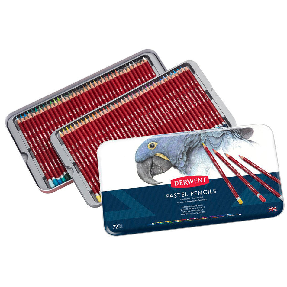 Derwent Pastel Pencil Tin of 72 by Derwent at Cult Pens
