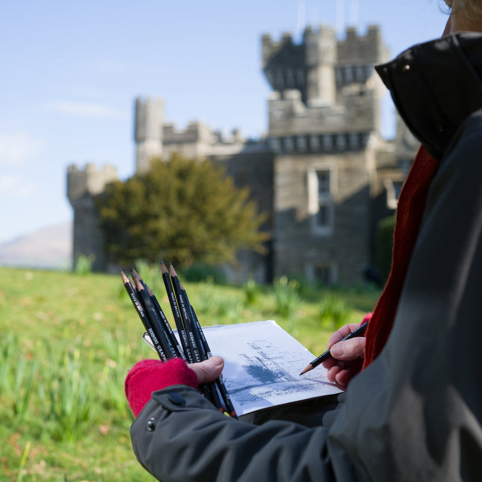 Derwent National Trust Sketching Graphite Pencil Tin of 6 by Derwent at Cult Pens