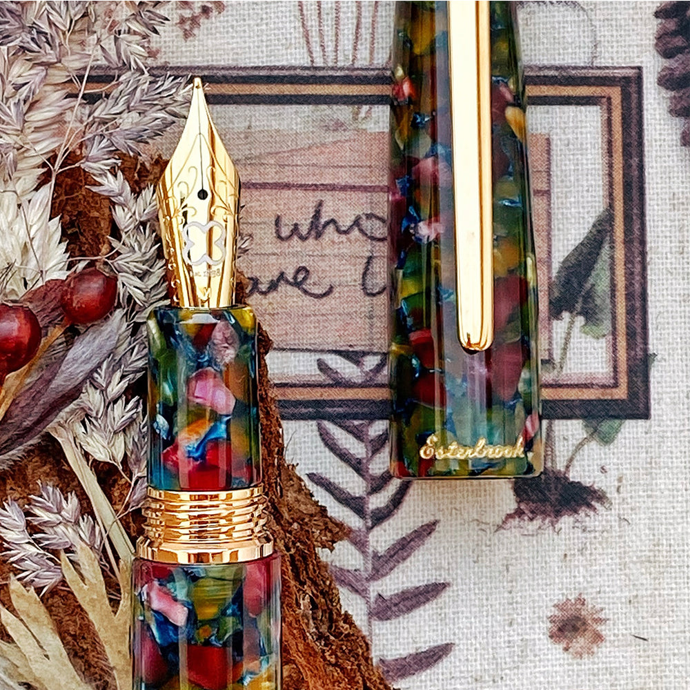 Esterbrook Estie Fountain Pen Botanical Gardens Gold by Esterbrook at Cult Pens