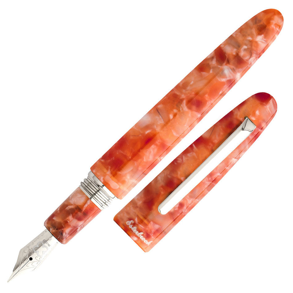 Esterbrook Estie Oversize Fountain Pen Petrified Forest with Palladium Trim by Esterbrook at Cult Pens
