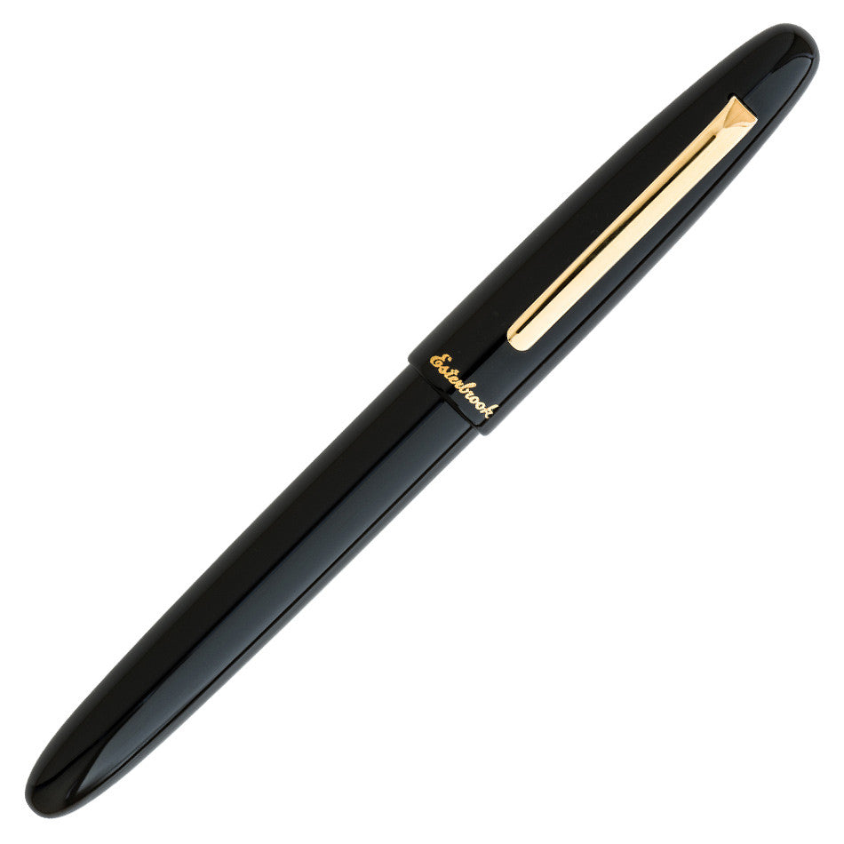 Esterbrook Estie Fountain Pen Ebony With Gold Trim Needlepoint Nib by Esterbrook at Cult Pens