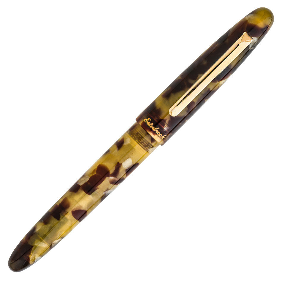 Esterbrook Estie Fountain Pen Tortoise With Gold Trim by Esterbrook at Cult Pens