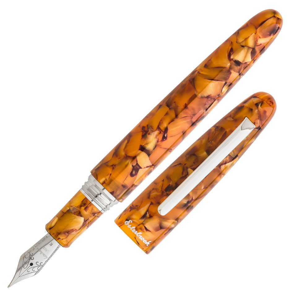 Esterbrook Estie Oversize Fountain Pen Honeycomb With Chrome Trim by Esterbrook at Cult Pens