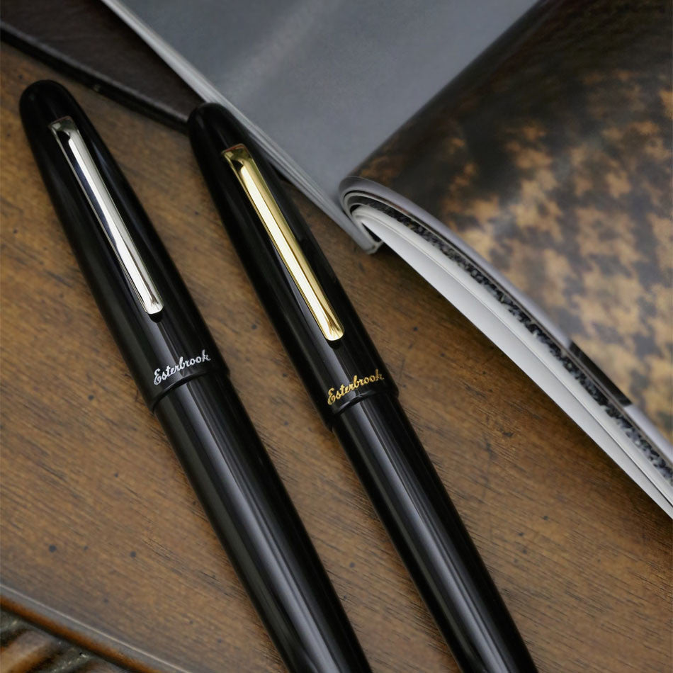 Esterbrook Estie Rollerball Pen Ebony With Gold Trim by Esterbrook at Cult Pens