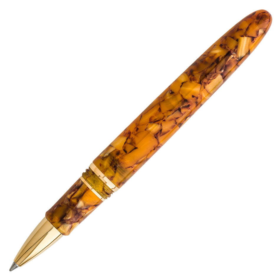 Esterbrook Estie Rollerball Pen Honeycomb With Gold Trim by Esterbrook at Cult Pens