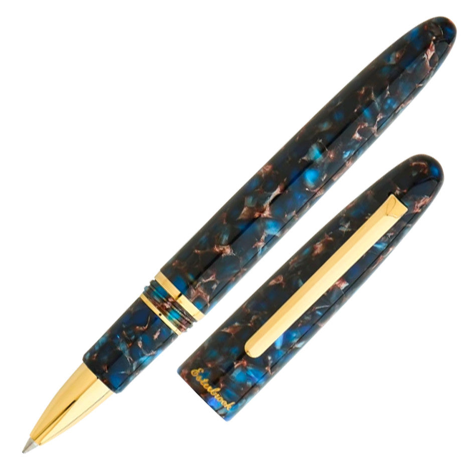 Esterbrook Estie Rollerball Pen Nouveau Bleu with Gold Trim by Esterbrook at Cult Pens