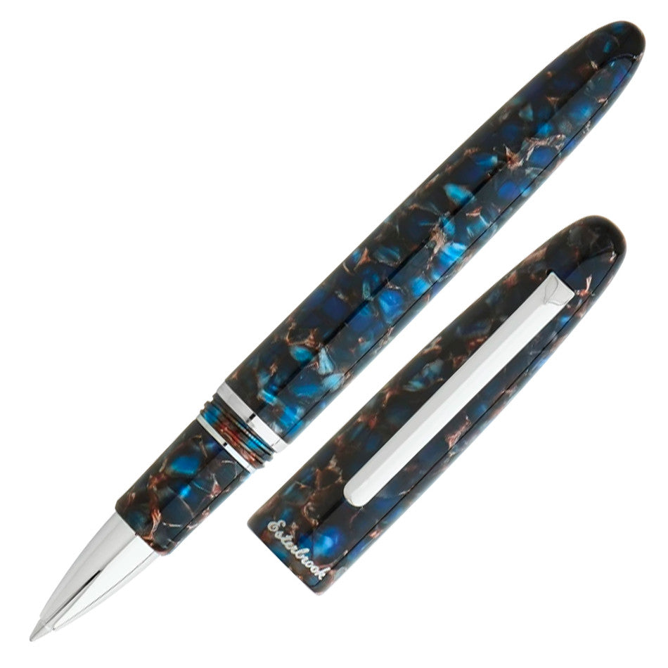 Esterbrook Estie Rollerball Pen Nouveau Bleu with Palladium Trim
