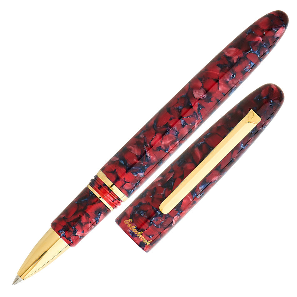 Esterbrook Estie Rollerball Pen Scarlet With Gold Trim by Esterbrook at Cult Pens